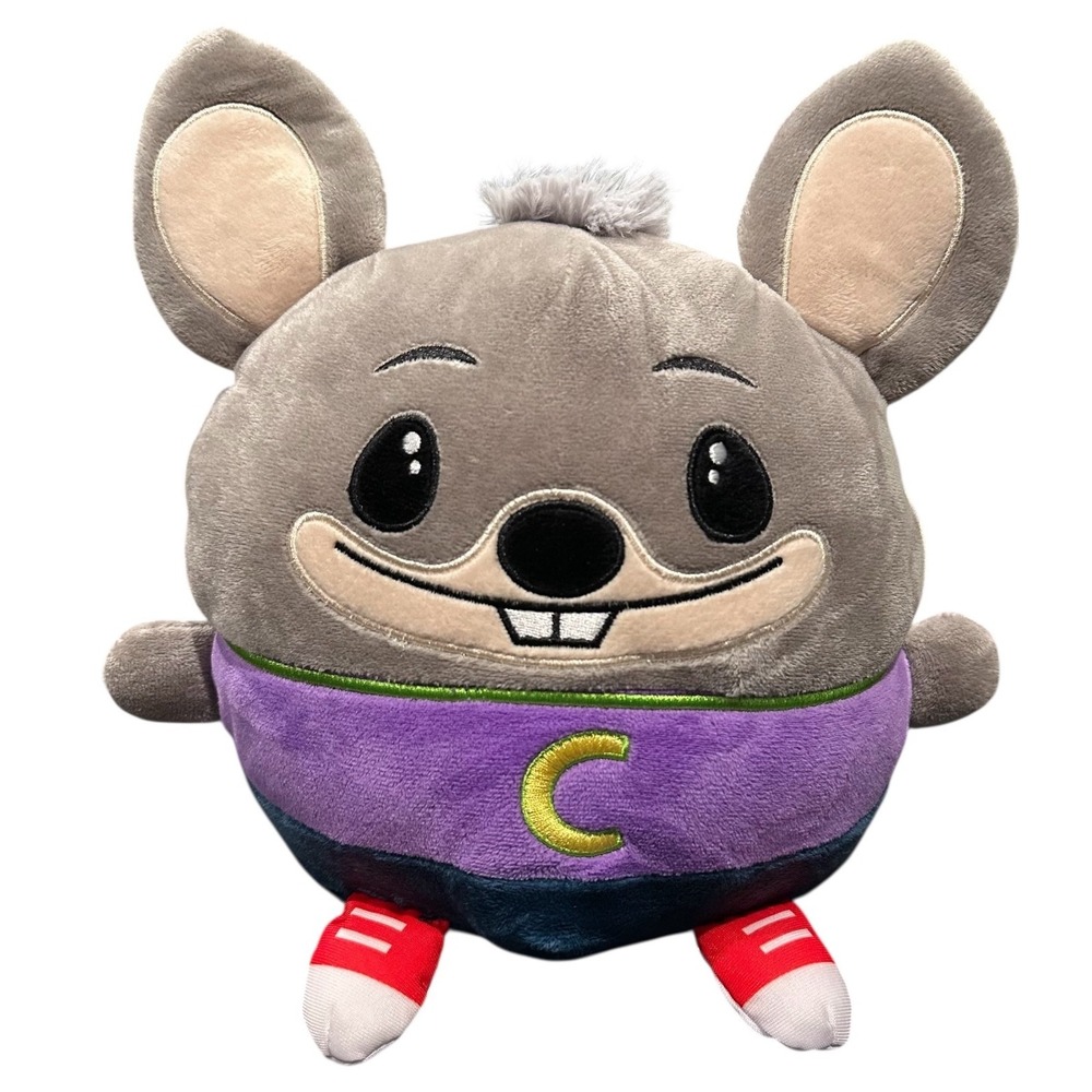Chuck E. Cheese‎ Gumballs Plush Fiesta Stuffed Animal Toy 8" Soft Collectible